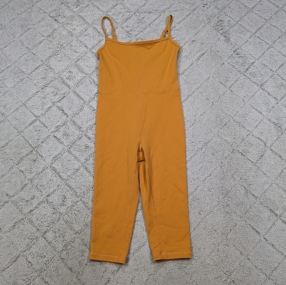 Wilfred Free Romper Women's XS Orange Divinity Jumpsuit One Piece Stretch Crop - Picture 1 of 8